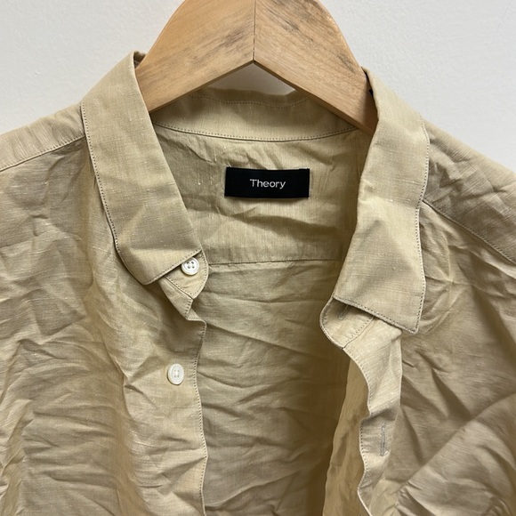 Theory Linen Button Down - Picture 2 of 2